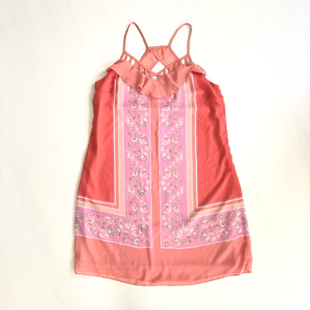 Summery Ruffle Print Dress - Picture 9 of 9